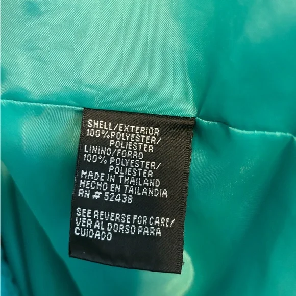 SAG HARBOR AQUA GREEN 5 BUTTON LINED LONG SLEEVES TWO FRONT POCKETS PLUS 24 W - Picture 8 of 13